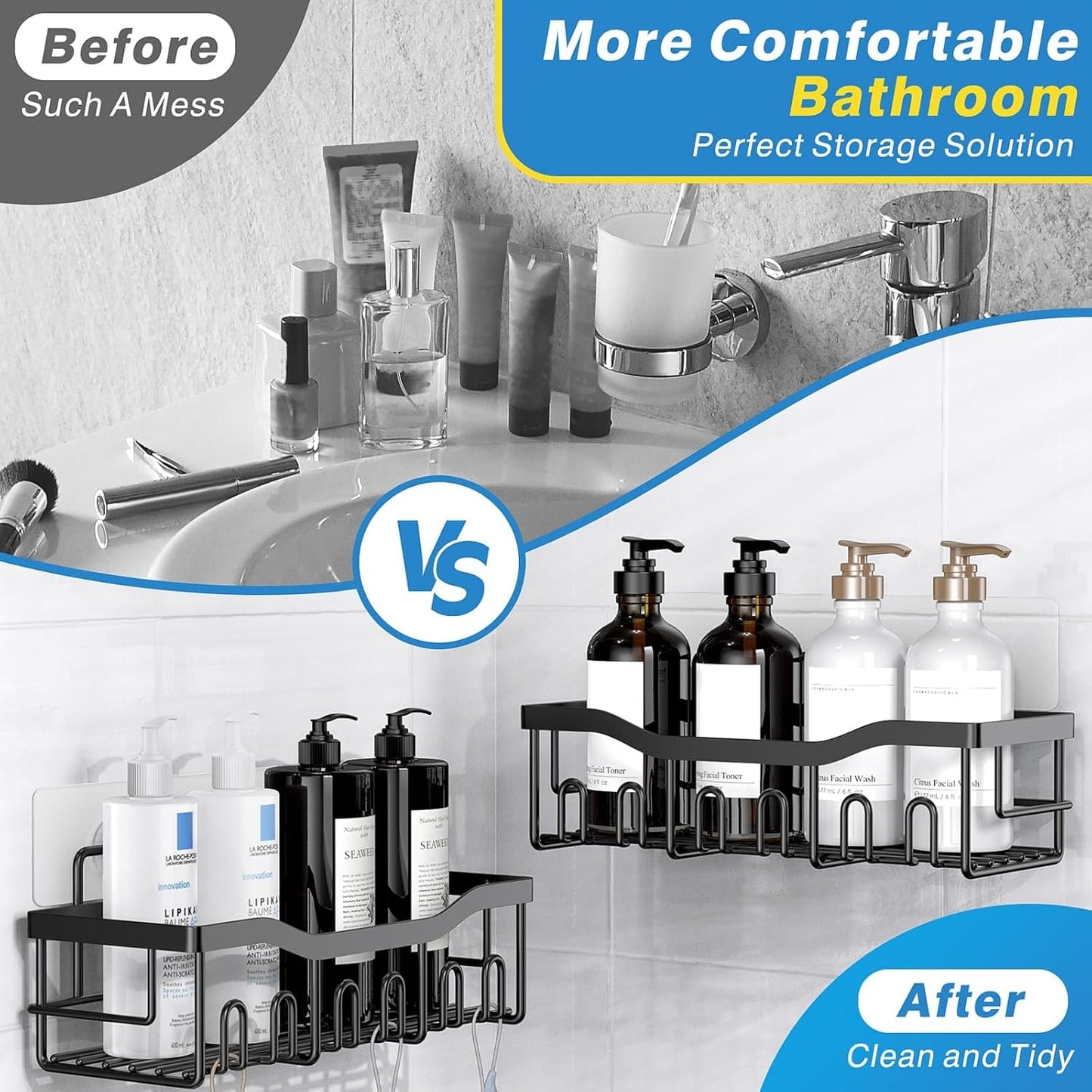 Adhesive Shower Caddy