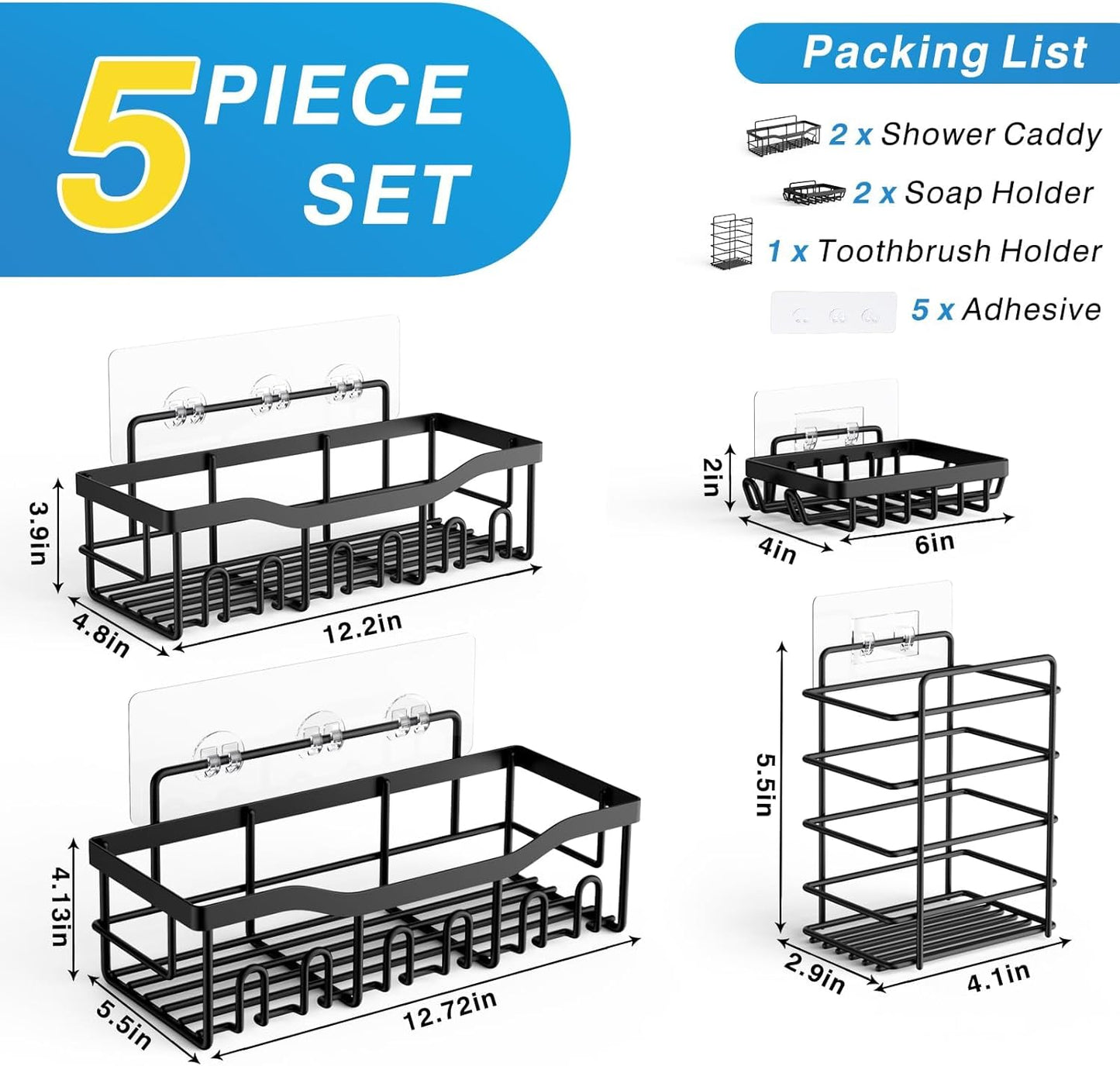 Adhesive Shower Caddy