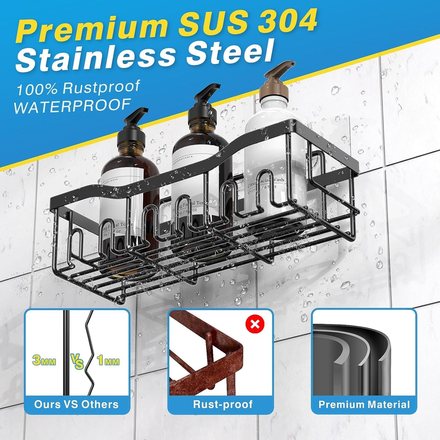 Adhesive Shower Caddy